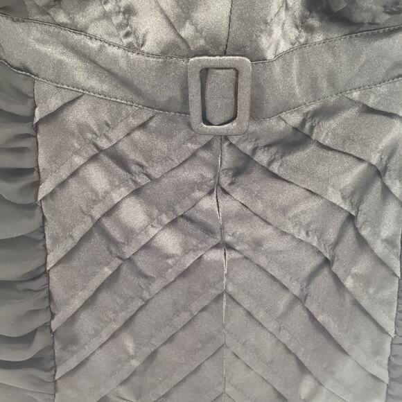 Charlotte Russe Black Ruched Corset‎ Top Medium - Picture 2 of 6